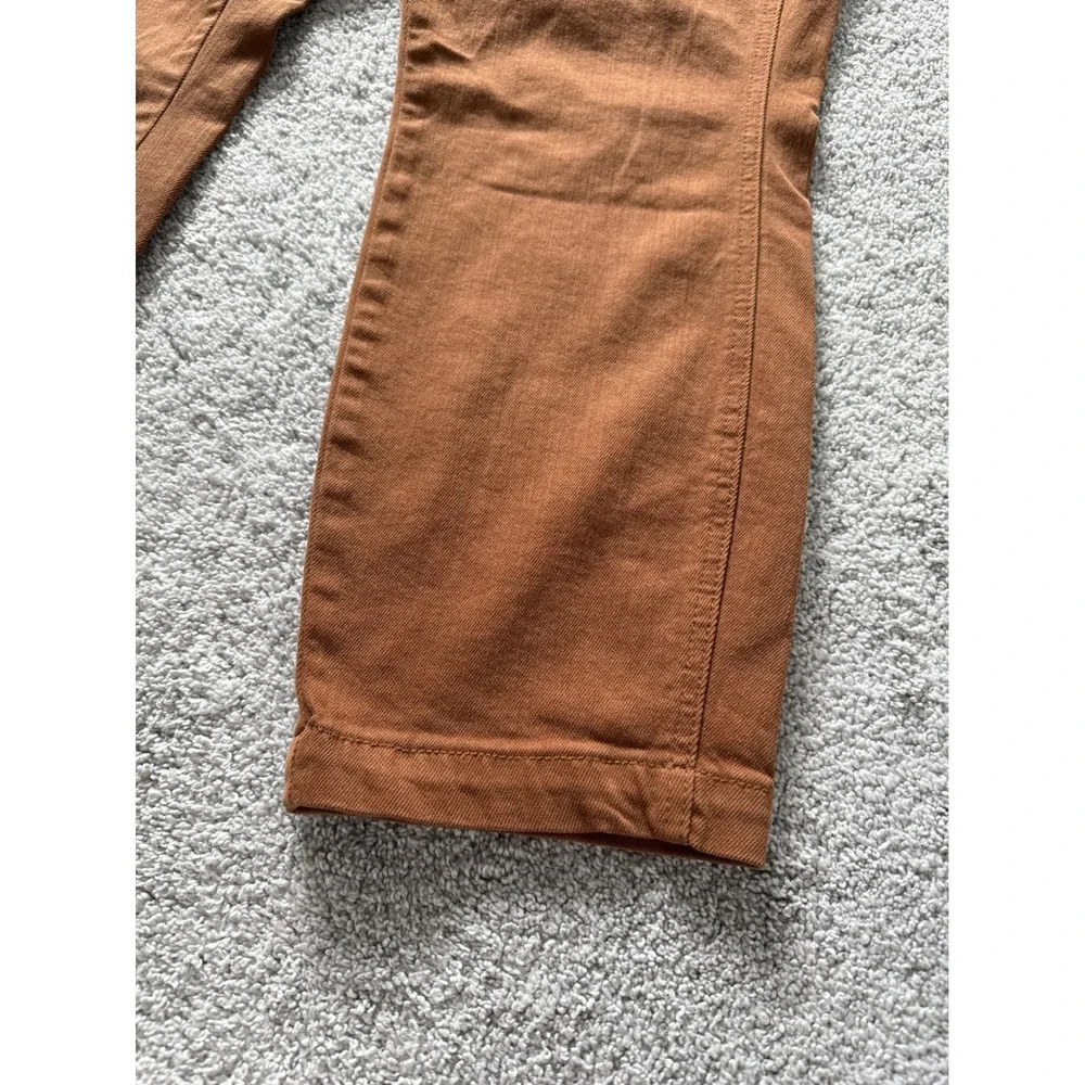 Judy Blue Womens 16W Slim Fit Carpenter Pants Rust Brown Utility JB88462 C